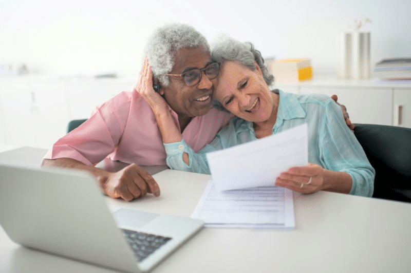 older couple planning for retirement