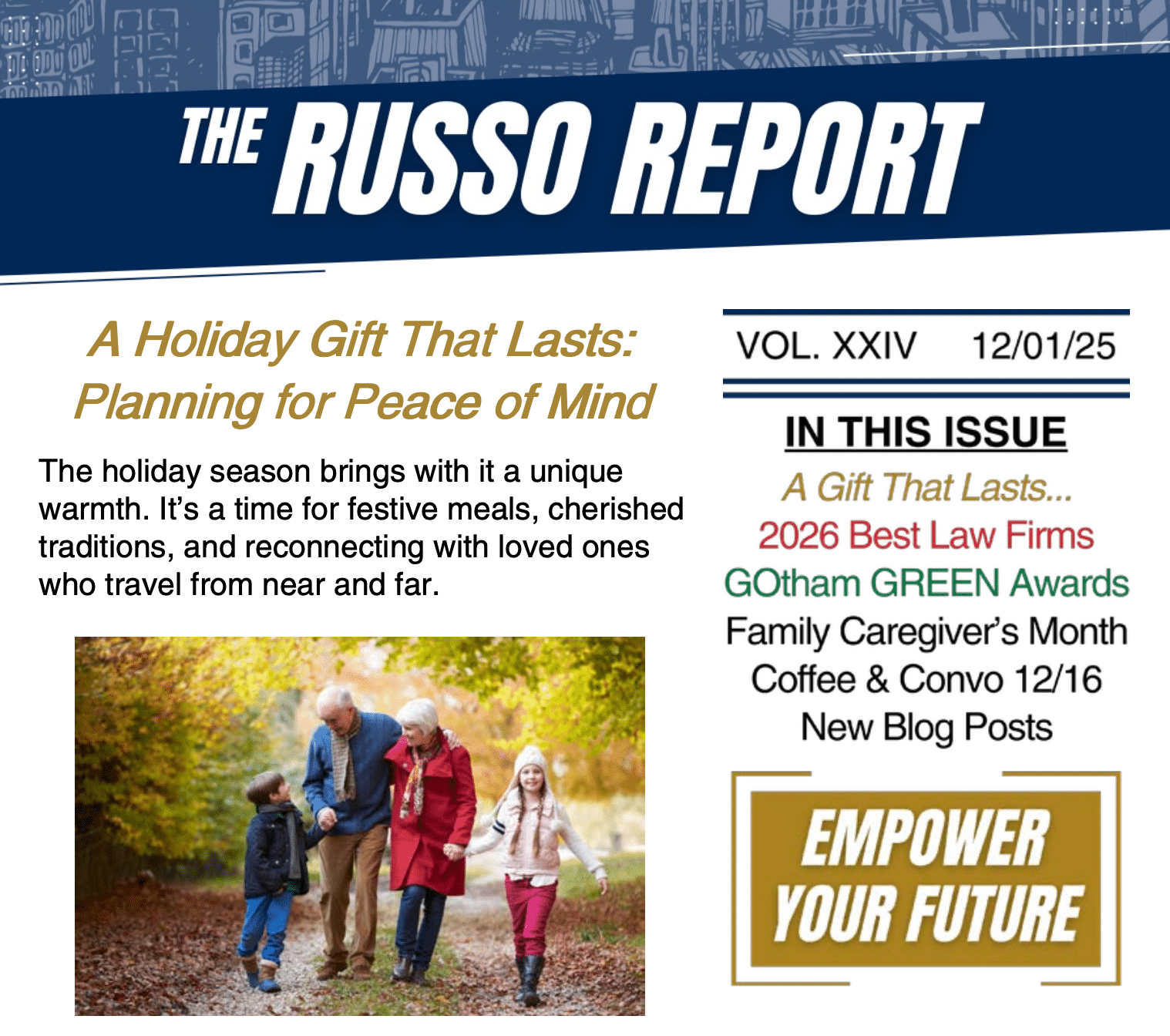 The Russo Report Dec 2025