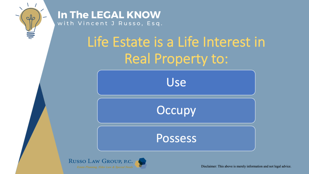 What is a Life Estate?