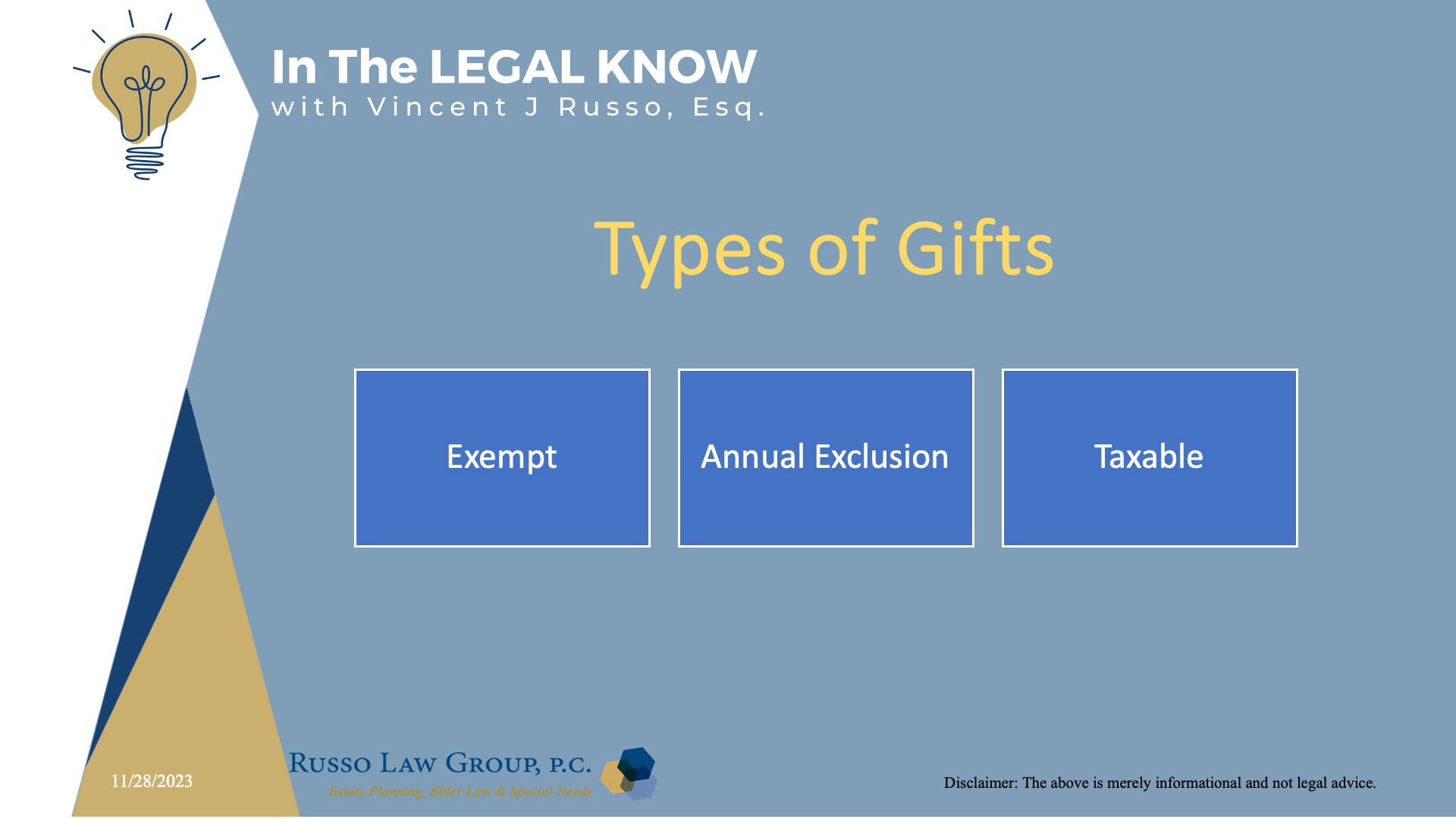 Types of Gifts