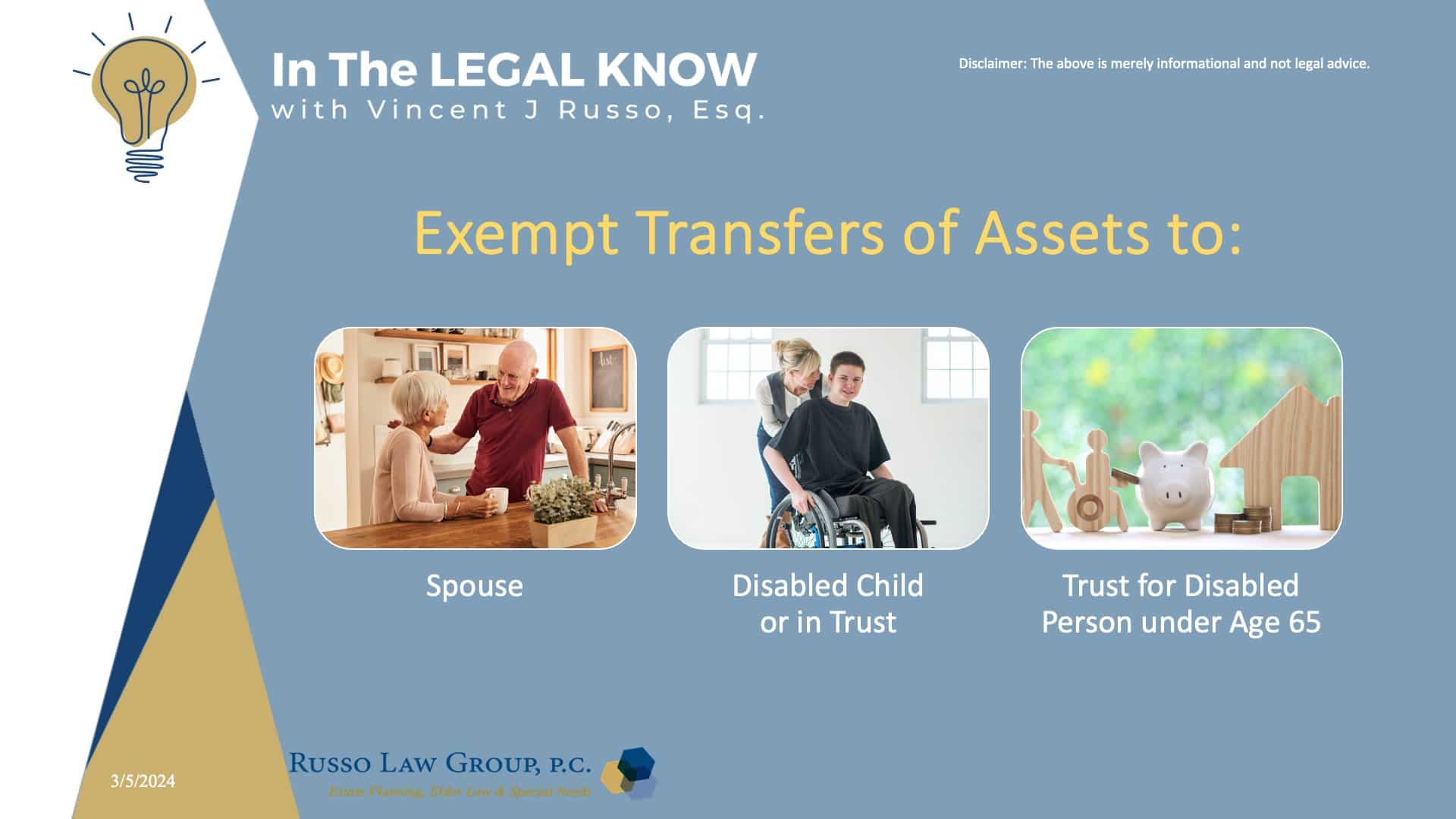 Exempt Transfer of Assets