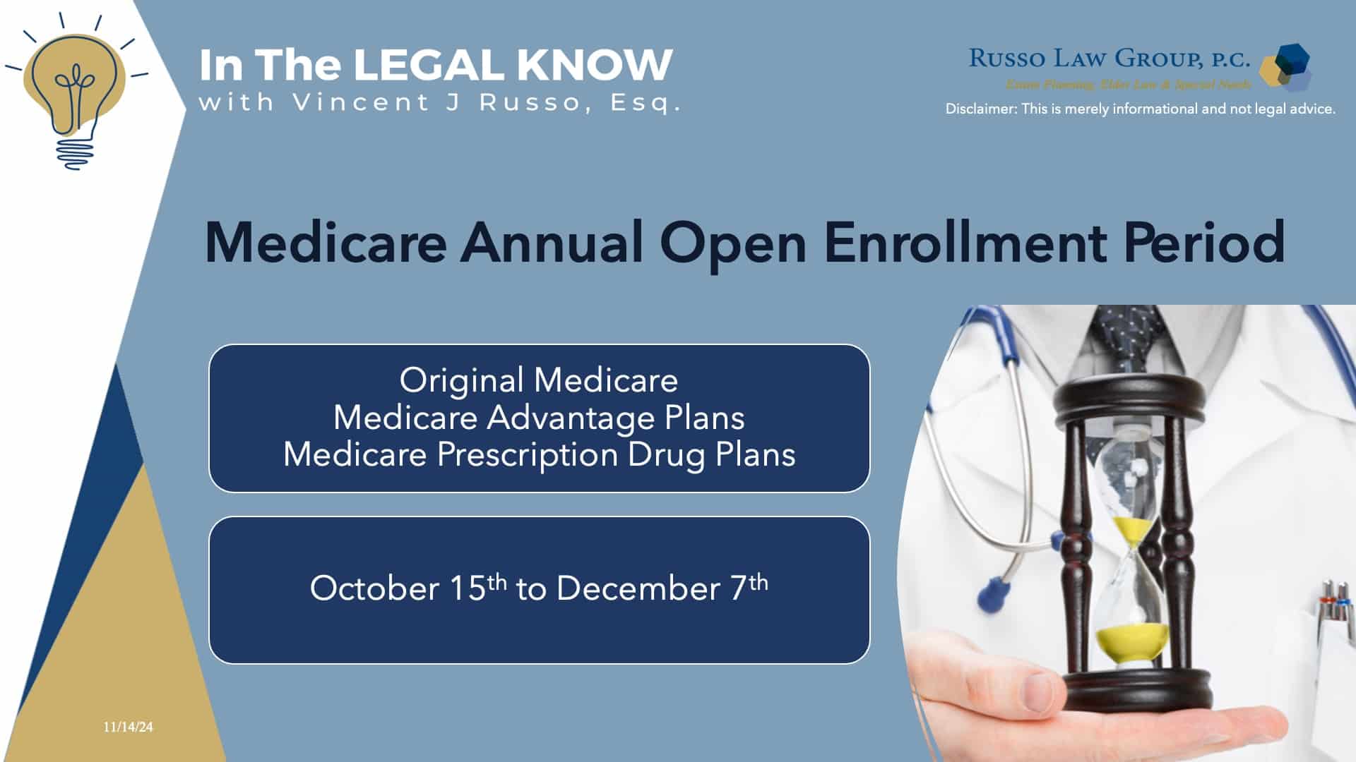 Medicare Annual Open Enrollment