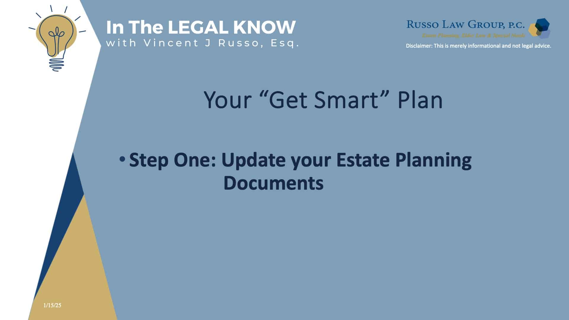 Update Estate Planning Documents