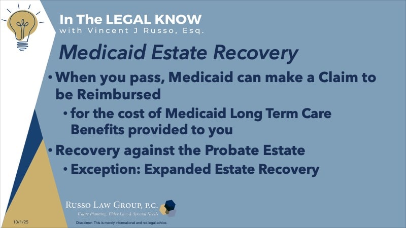 Medicaid Estate Recovery