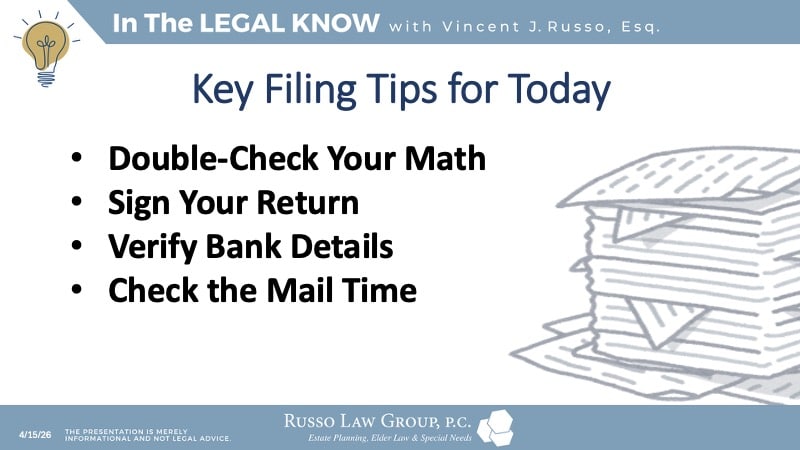 Key Filing Tips for Today