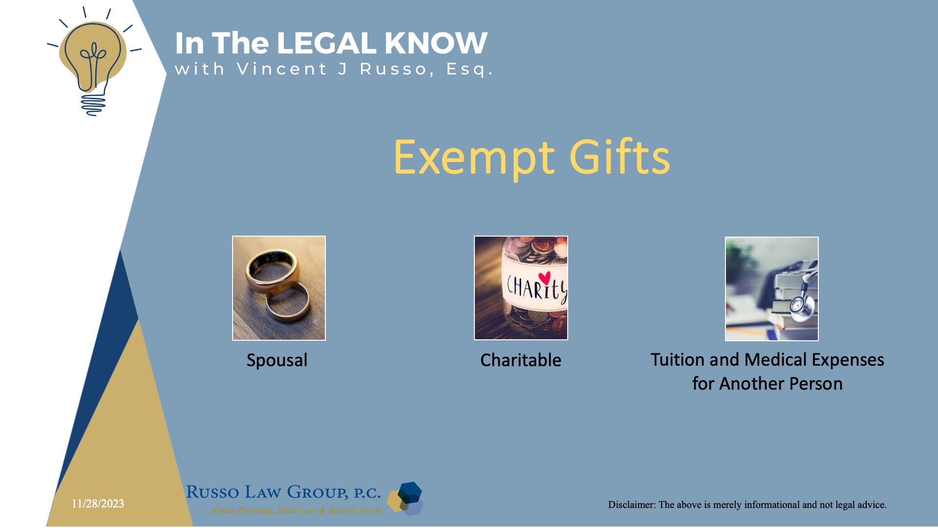 Exempt Gifts