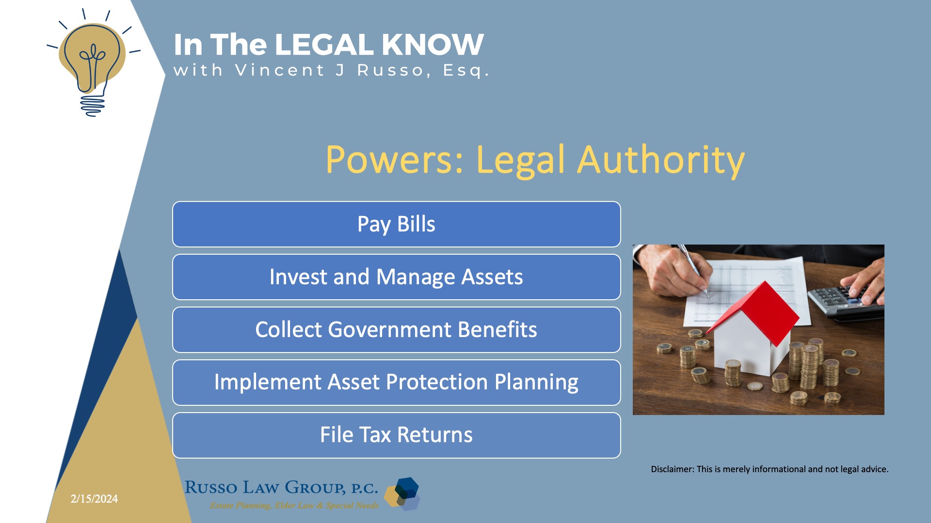 Powers: Legal Authority