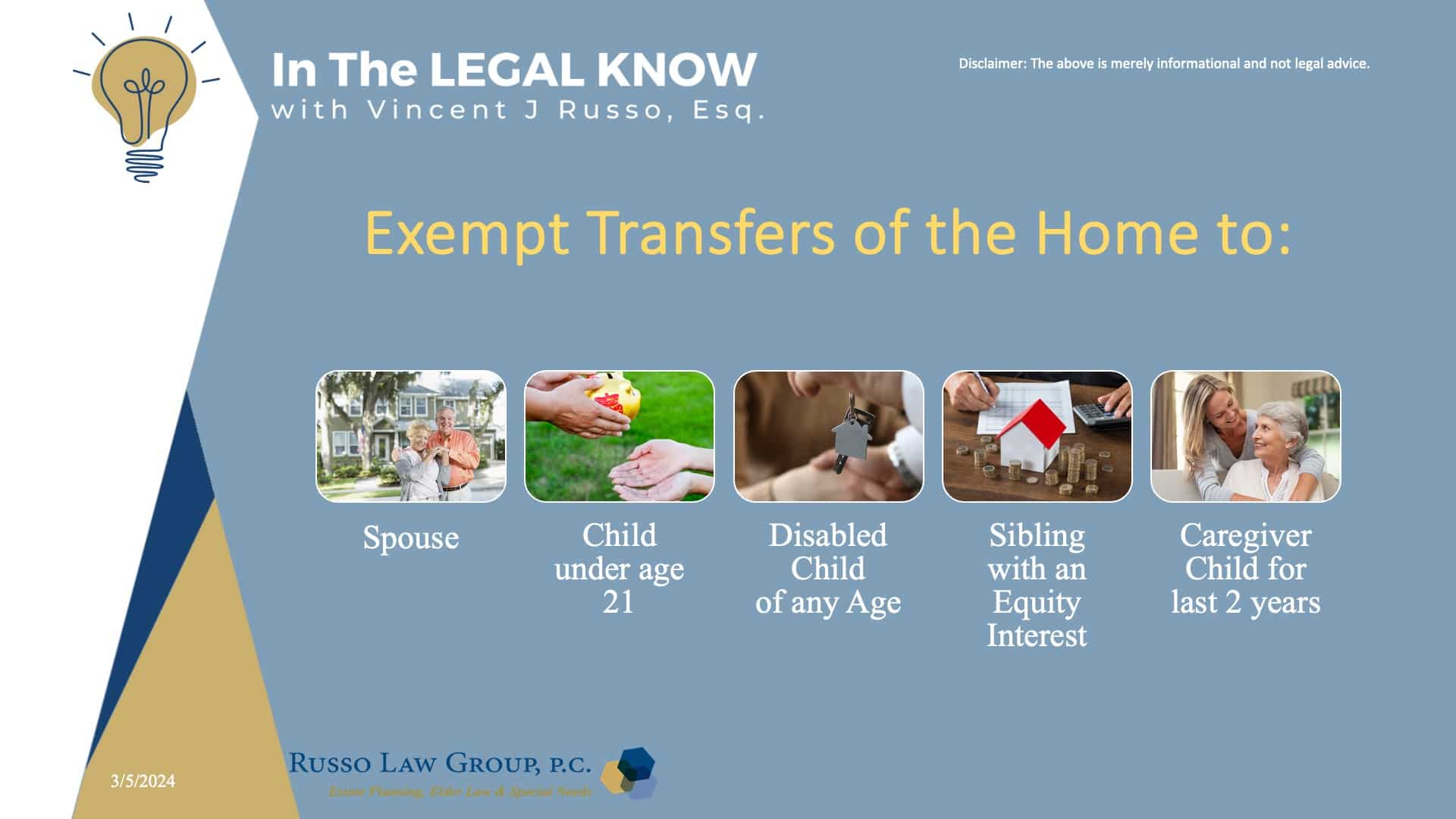 Exempt Transfers of the Home