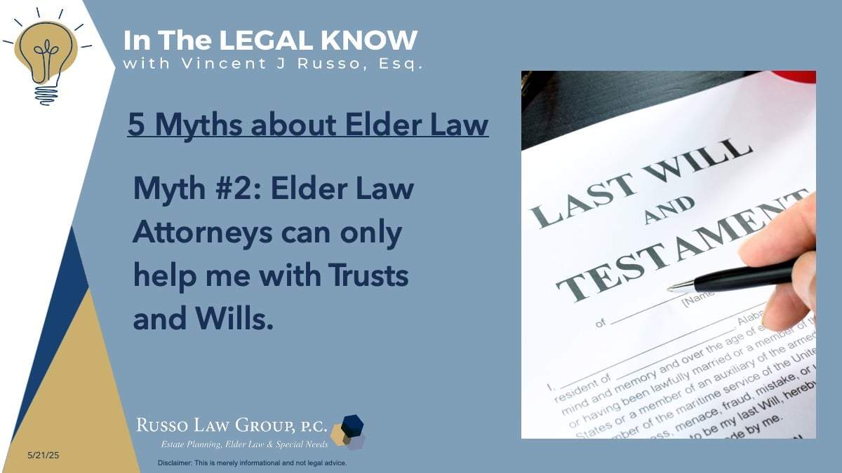 Elder Law Myth 2