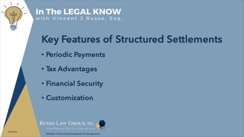 Key Features of Structured Settlements