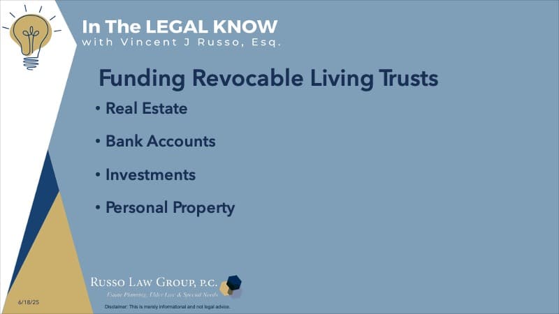 Funding Revocable Living Trusts
