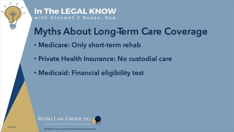 Myths about Long-Term Care Coverage