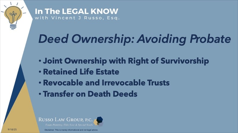 Deed Ownership: Avoiding Probate
