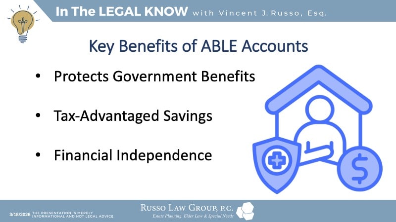 Key Benefits of ABLE Accounts