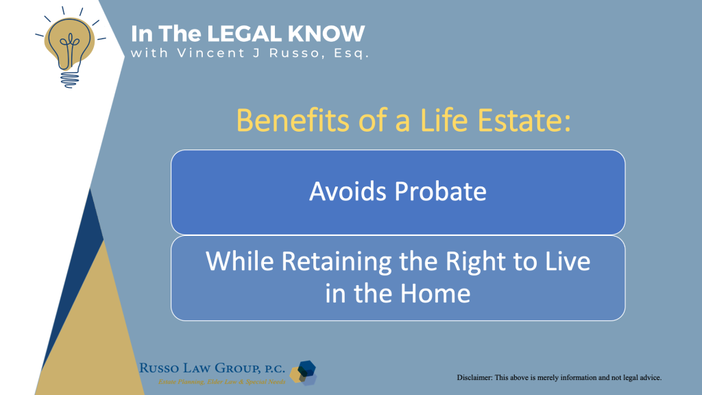 Benefits of a Life Estate