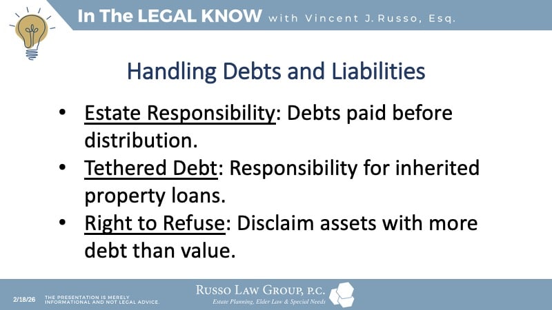 Handling Debts and Liabilities