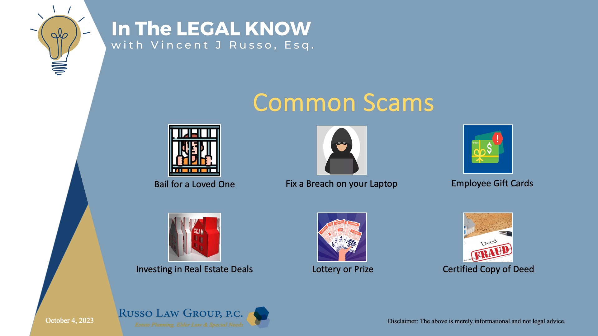 Common Scams