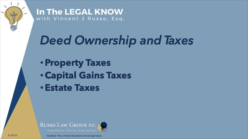 Deed Ownership and Taxes