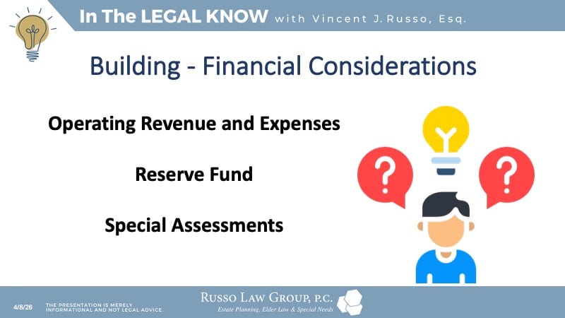 Building - Financial Considerations