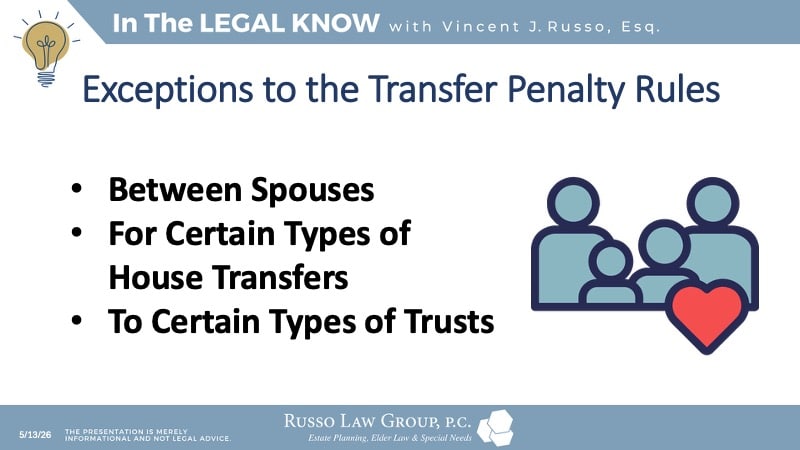 Exceptions to the Transfer Penalty Rules